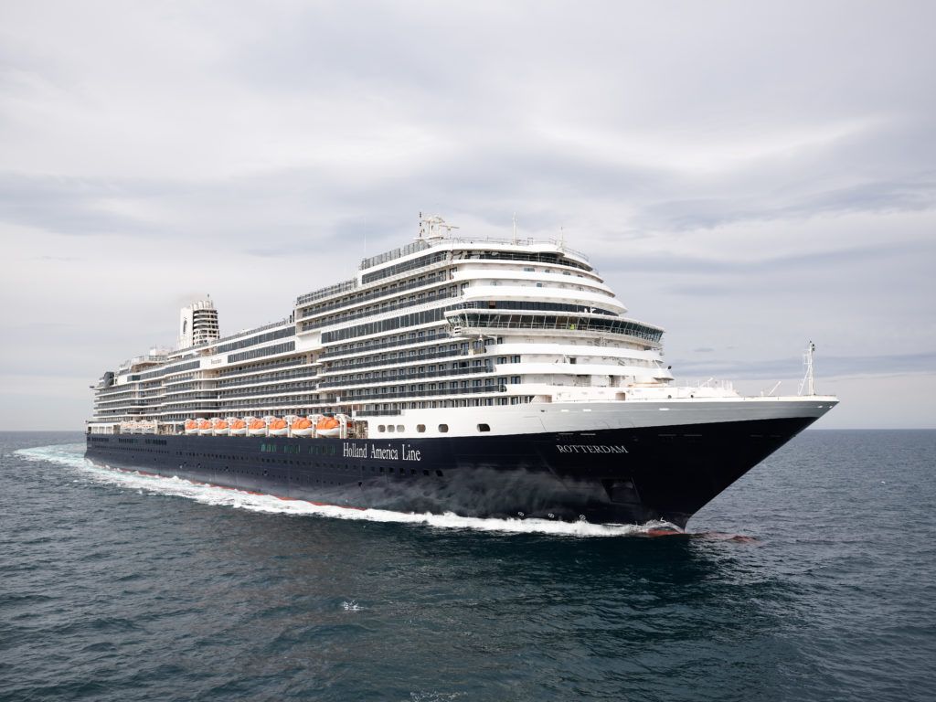 Holland America Line's New Rotterdam Completes Sea Trials