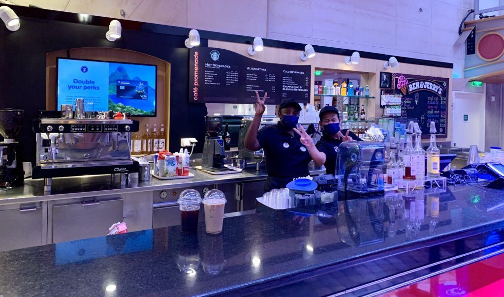 Adventure of the Seas cruise ship staff