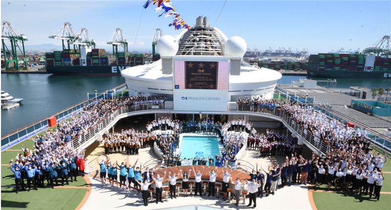 Grand Princess Becomes First Ship to Sail From the Port of Los Angeles